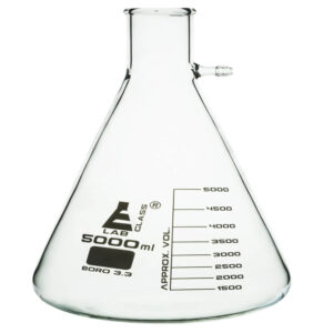 Flask Distilling with side Arm made of low expansion 3.3 borosilicate glass