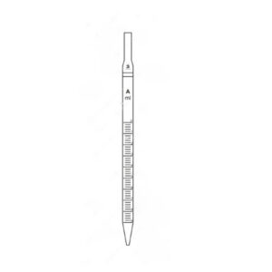 Pipets, Graduated, Colour Coded, complete delivery, amber colour graduation, Class 'A' (with certificate)
