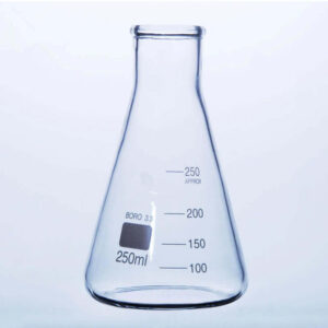 Flask, Volumetric, I/C stopper, made of low expansion 3.3 borosilicate glass