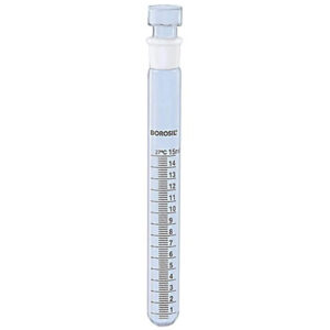 Tubes, Test I/C stoppeer, ,ade of low expansion 3.3 borosilicate glass