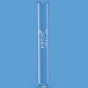 Tubes, test (Culture), with rim, made of low expansion 3.3 borosilicate glass