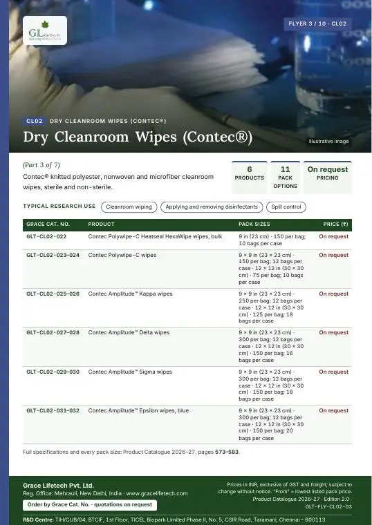 Dry Cleanroom Wipes (Contec®) — flyer 3 of 10