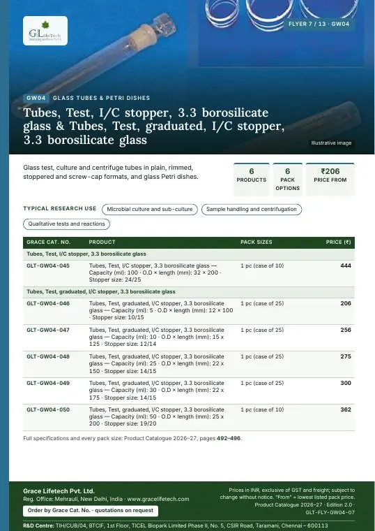Glass Tubes & Petri Dishes — flyer 7 of 13
