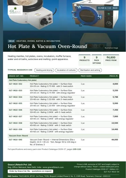 Heating, Ovens, Baths & Incubators — flyer 4 of 13