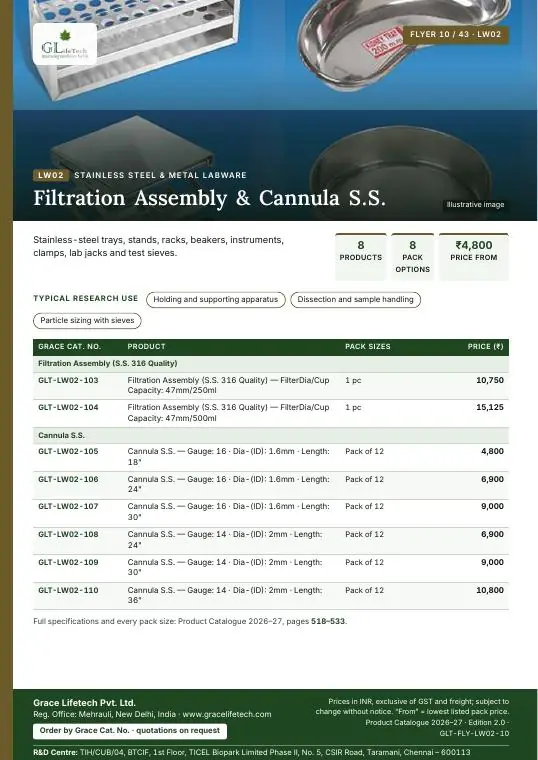 Stainless Steel & Metal Labware — flyer 10 of 43