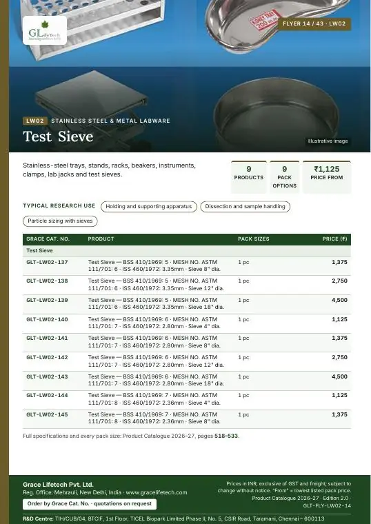 Stainless Steel & Metal Labware — flyer 14 of 43