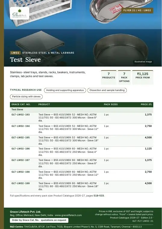 Stainless Steel & Metal Labware — flyer 21 of 43