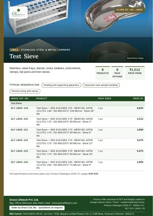 Stainless Steel & Metal Labware — flyer 25 of 43