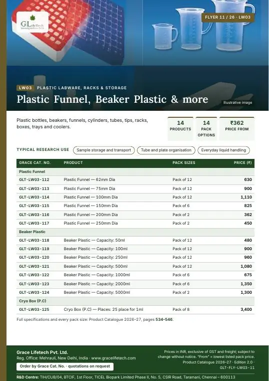 Plastic Labware, Racks & Storage — flyer 11 of 26