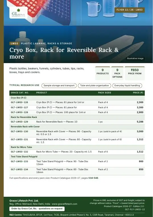 Plastic Labware, Racks & Storage — flyer 12 of 26