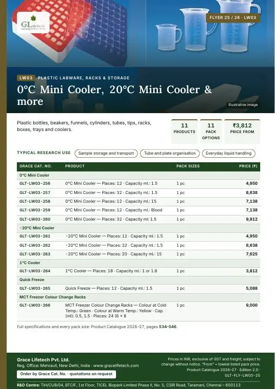Plastic Labware, Racks & Storage — flyer 25 of 26