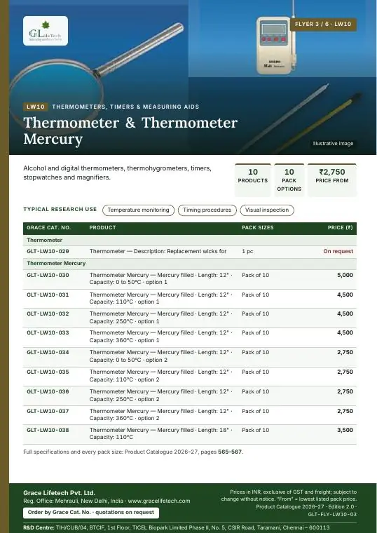 Thermometers, Timers & Measuring Aids — flyer 3 of 6