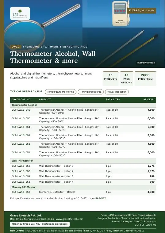 Thermometers, Timers & Measuring Aids — flyer 5 of 6