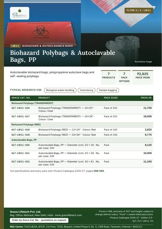 Biohazard & Autoclavable Bags — flyer 2 of 2