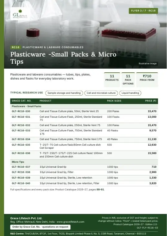 Plasticware & Labware Consumables — flyer 3 of 7