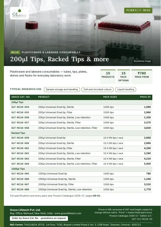 Plasticware & Labware Consumables — flyer 5 of 7