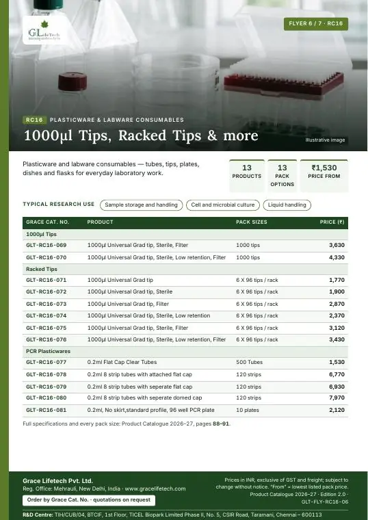 Plasticware & Labware Consumables — flyer 6 of 7