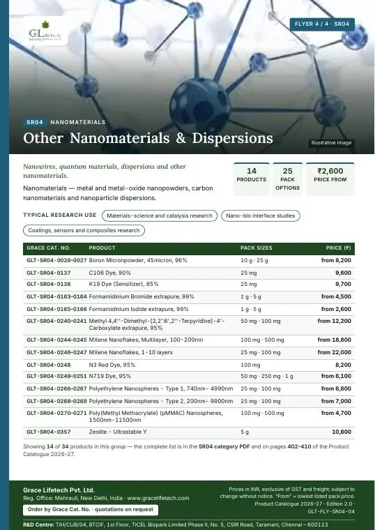 Nanomaterials — flyer 4 of 4